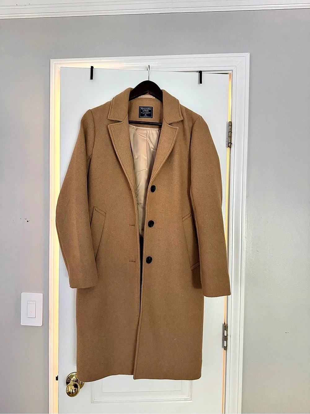 Abercrombie & Fitch The A&F Dad Coat Brown Size XS